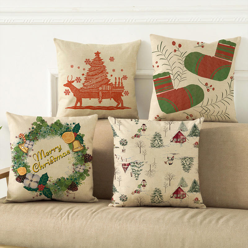 F00002 Christmas Themed Soft Cushions