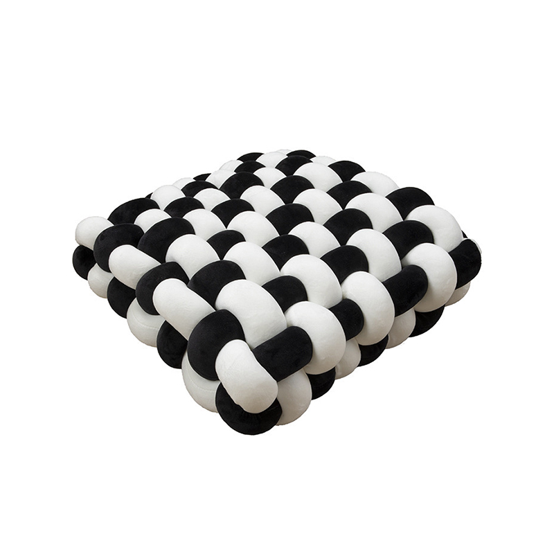 F00006 Simple Black And White Cushion