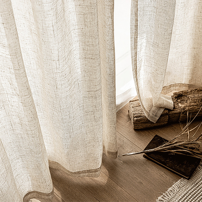 H00005 linen minimalist window screen